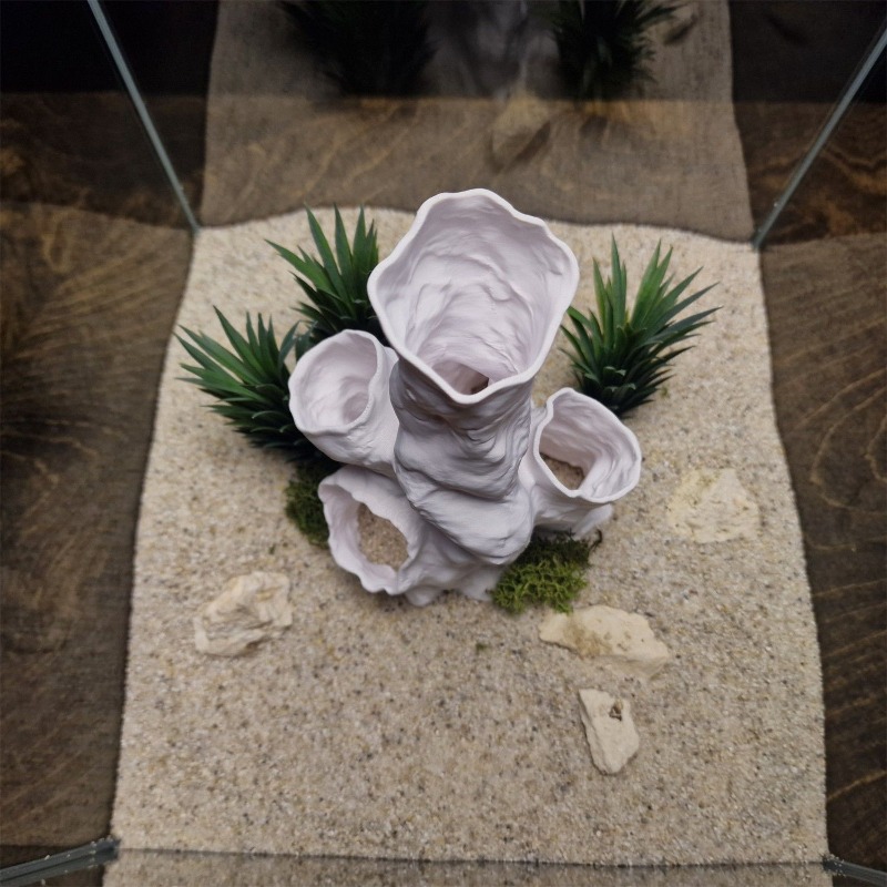 Aquarium Fish Sale - ホットセール 3Dプリント サンゴトンネル 隠れ家 植物インサート 水槽