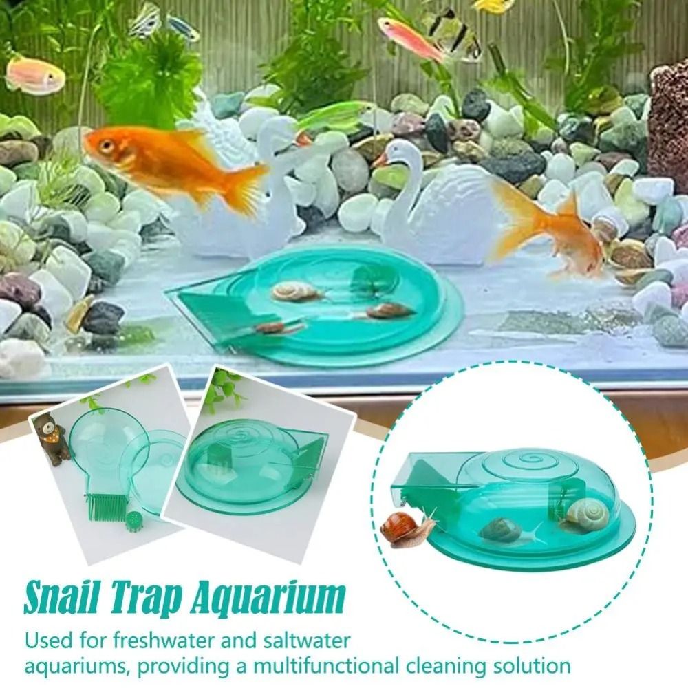 Aquarium Fish Escape - 淡水海水水槽カタツムリトラップ効果的な多目的カタツムリ捕獲器耐久性のある水槽カタツムリ除去剤水槽用品