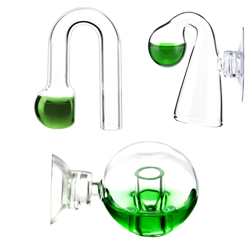 Aquarium Fish Photography - 拡散ガラス CO2 ドロップチェッカー水族館ハングオン CO2 モニターセンサー検出器インジケータ水槽水生植栽タンクテスト PH