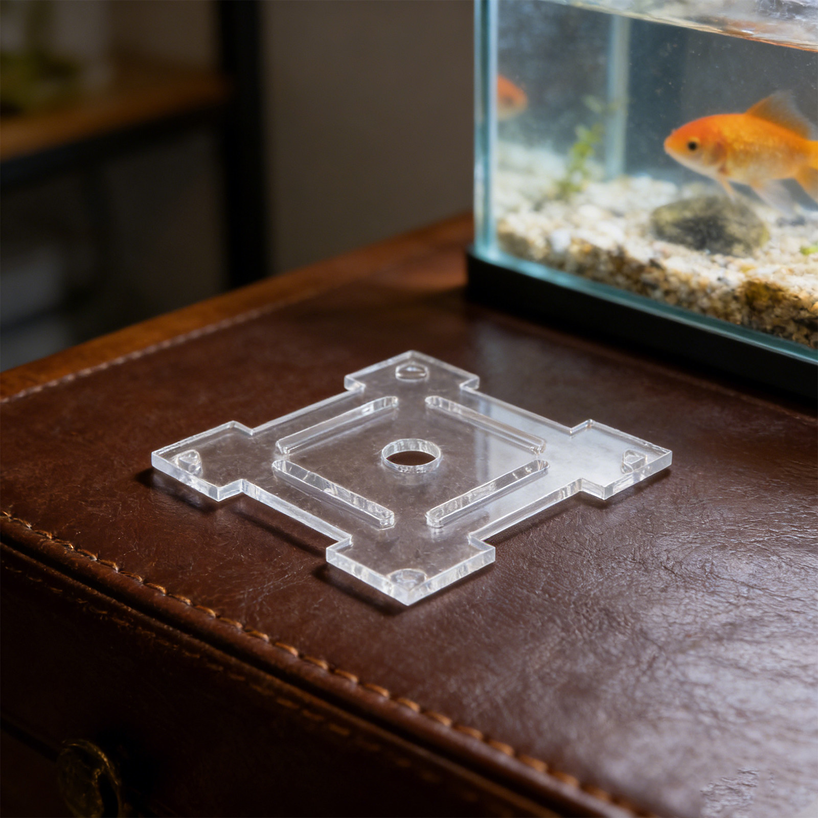 アクリル製水槽蓋交換用 4.72x4.72x0.17インチ  - Aquarium Fish Escape のレビューと価格