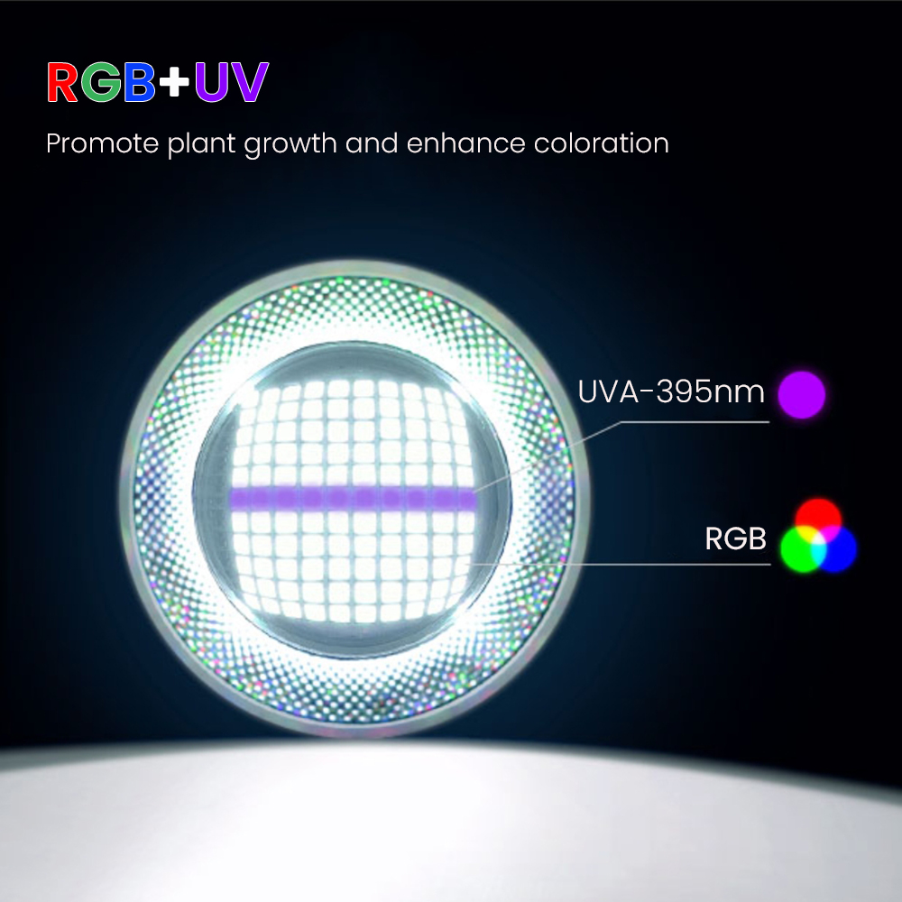 フルスペクトルBluetooth 3.0アプリ制御淡水水草水 - Aquarium Fish Light のレビューと価格