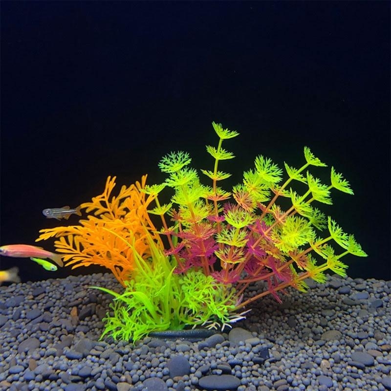 人工水槽装飾植物魚の装飾水族館造園シミュレーション水生植物装 - Aquarium Fish Sale のレビューと価格