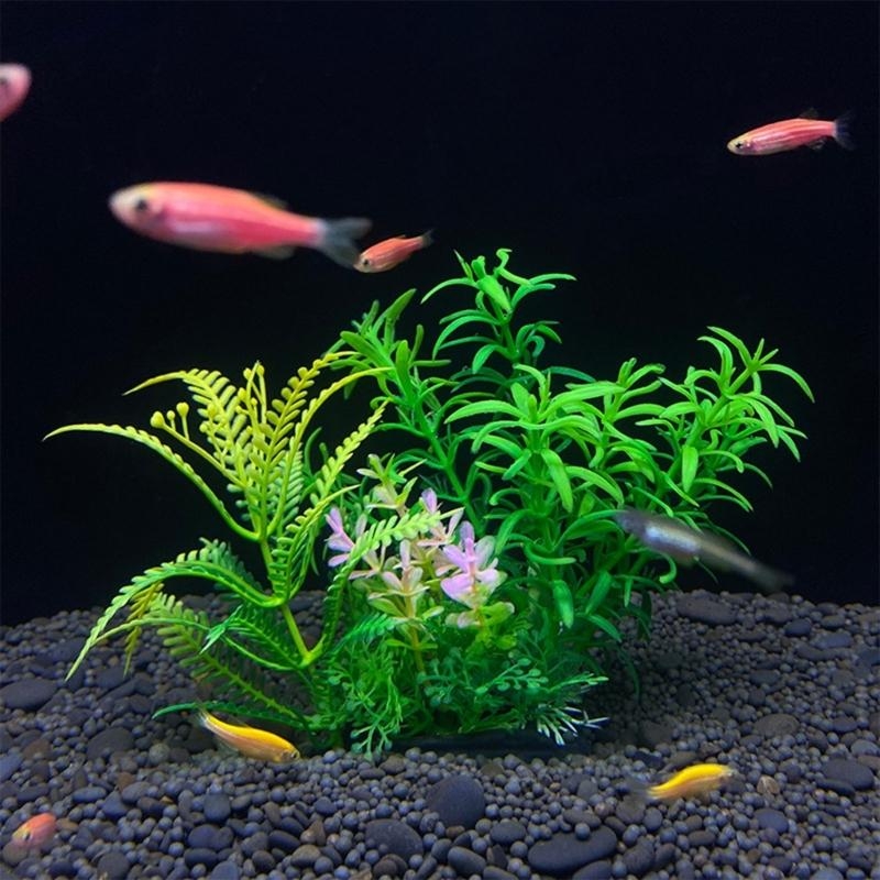 人工水槽装飾植物魚の装飾水族館造園シミュレーション水生植物装 - Aquarium Fish Sale のレビューと価格
