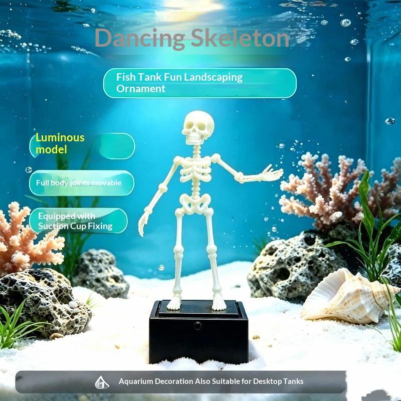 ホットセール 3Dプリント ダンシングスケルトン アクアリウ - Aquarium Fish Sale のレビューと価格