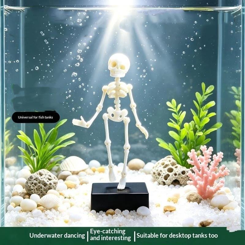 ホットセール 3Dプリント ダンシングスケルトン アクアリウ - Aquarium Fish Sale のレビューと価格