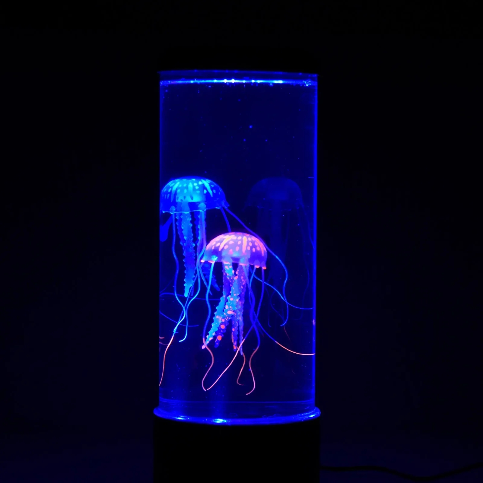 クラゲランプ LED リモコン変色水族館ライト 8 色ホーム - Aquarium Fish Discus のレビューと価格