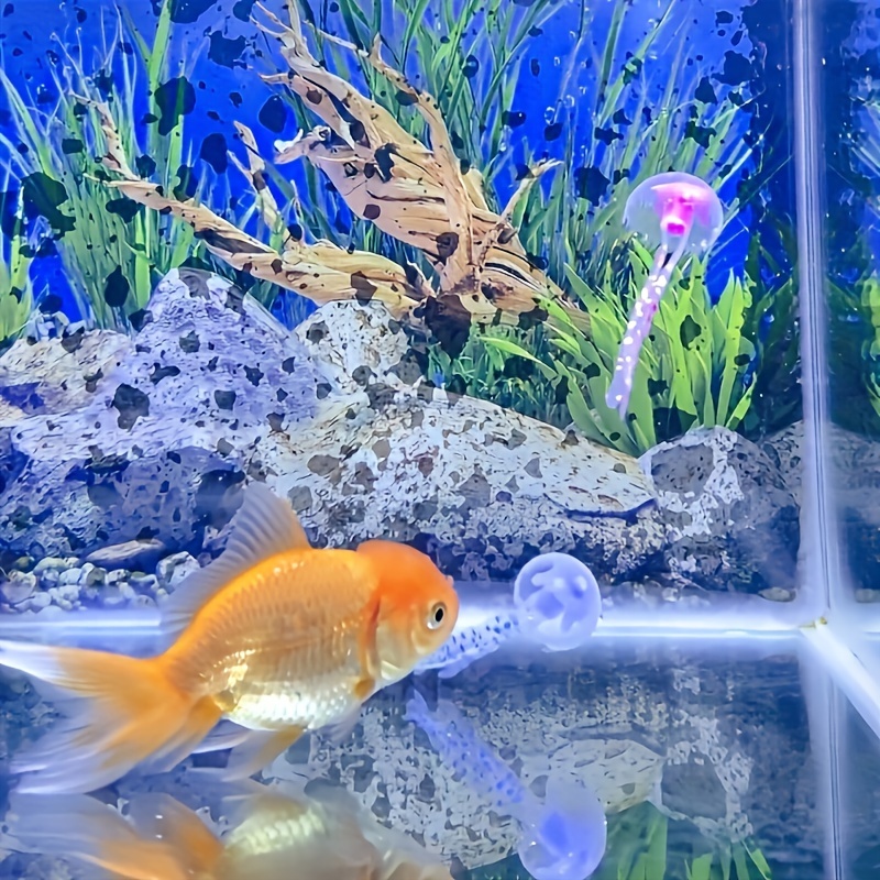 3/5個入り光るクラゲ水槽飾り、マルチカラーの浮遊オーナメン - Aquarium Fish Discus のレビューと価格