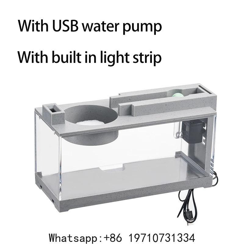 水族館の水槽キット内蔵酸素バーUSBミュートフィルター付きラ - Aquarium Fish Light のレビューと価格