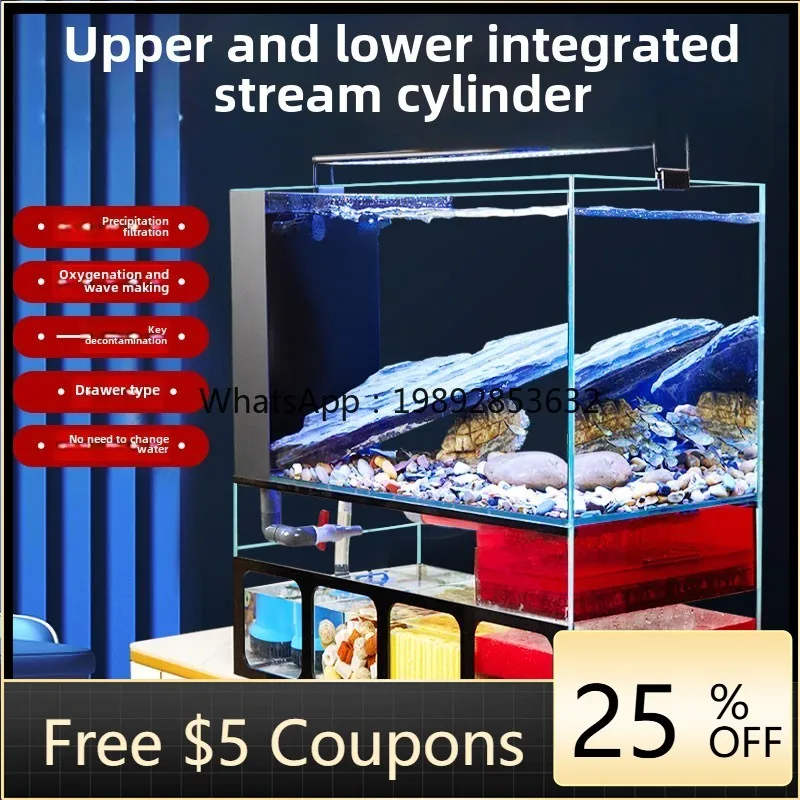 X5-20フィルター付き金魚水槽、底面フィルター一体型水槽、 - Aquarium Fish Goldfish のレビューと価格