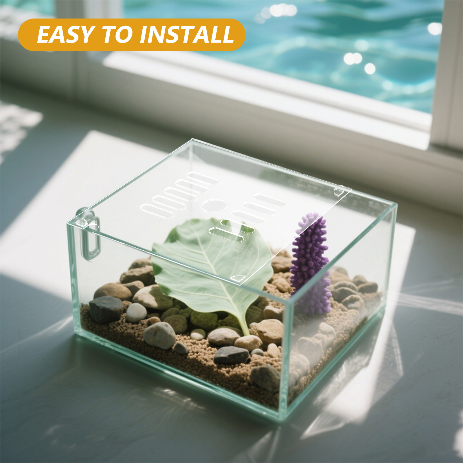 2個入り アクリル製 魚タンク蓋 15cm 円形 アクアリウ - Aquarium Fish Escape のレビューと価格