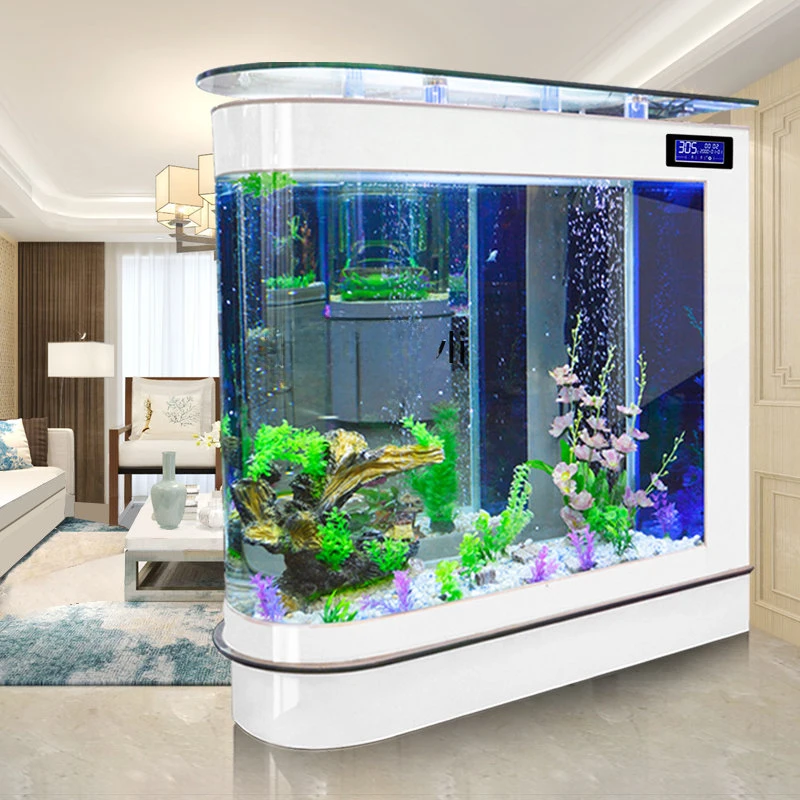 弾丸水槽水族館大型魚グローブパーティション生態ガラス水槽バー - Aquarium Fish Big のレビューと価格