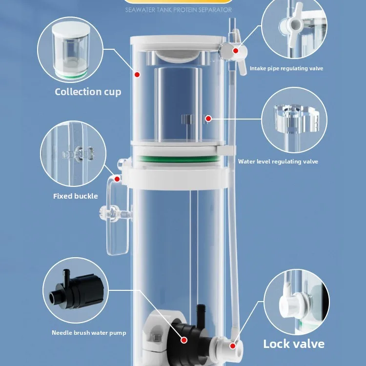 110V-240V対応 新型ミニ水槽タンパク質分離器 海水サ - Protein Skimmer Reef のレビューと価格