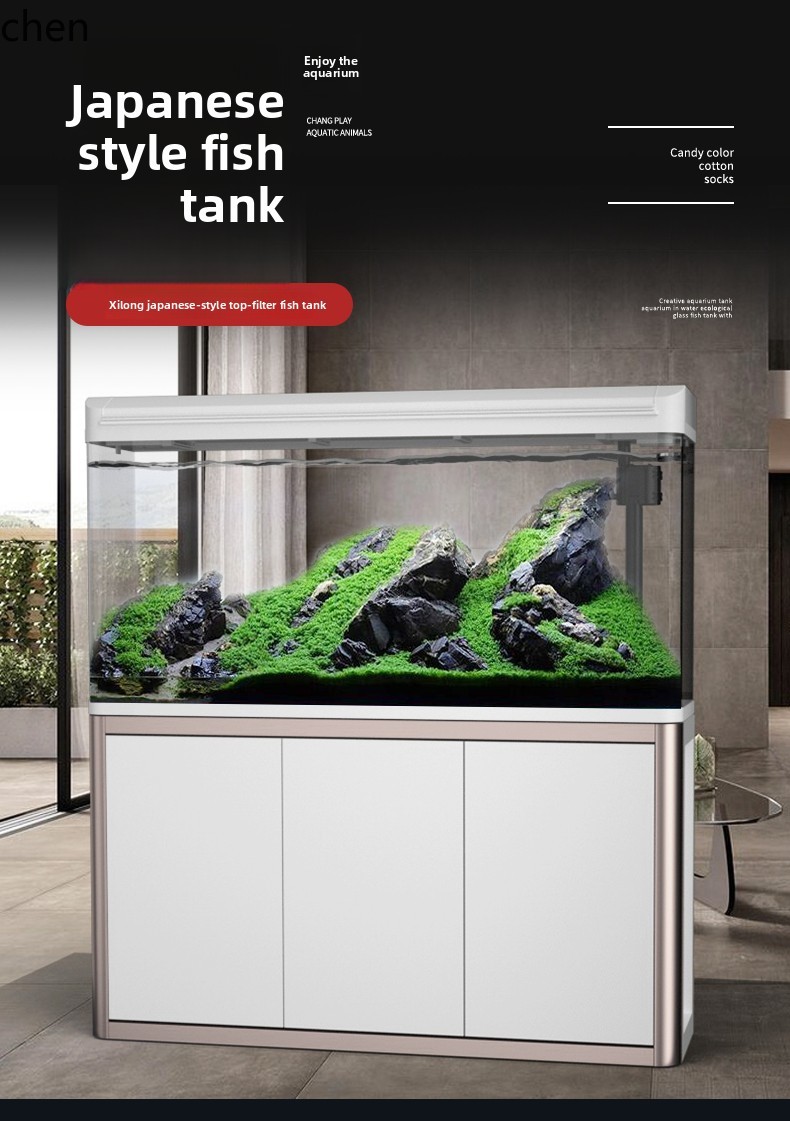 CZ 中型リビングルーム水槽 大型水槽 超透明ガラス造園生態 - Aquarium Fish Goldfish のレビューと価格
