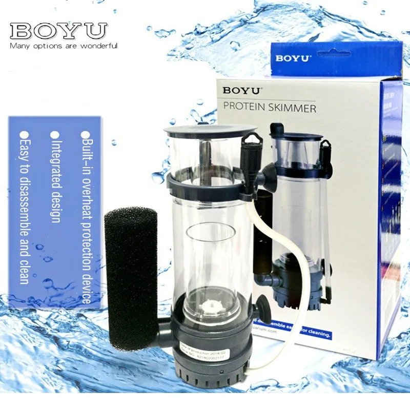 6W/8W BOYUプロテインスキマーフィルター吊り下げ式ポ - Protein Skimmer Reef のレビューと価格