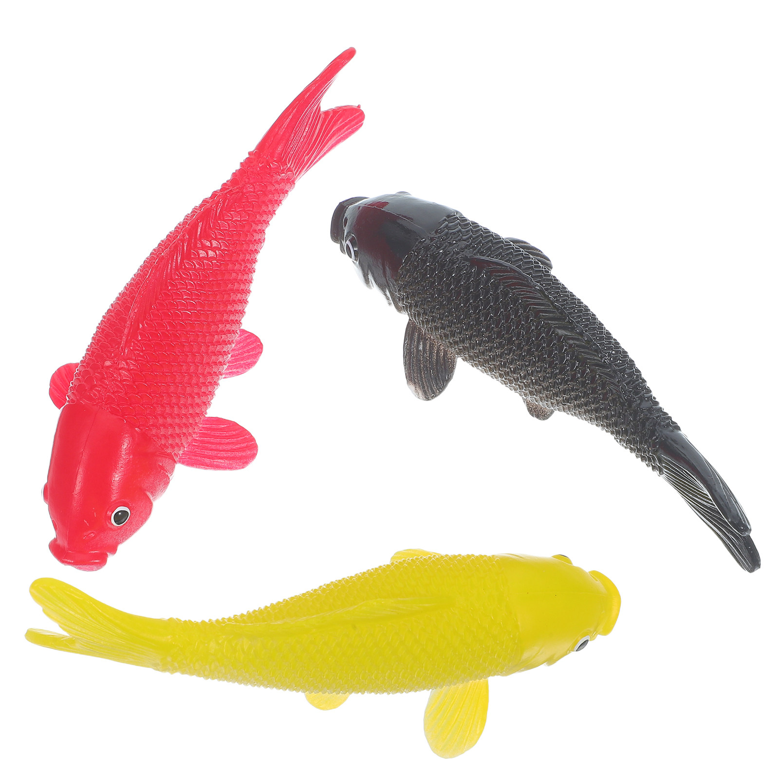 3 個の魚工芸品おもちゃリアルなプラスチック魚の置物人工水槽 - Aquarium Fish Goldfish のレビューと価格