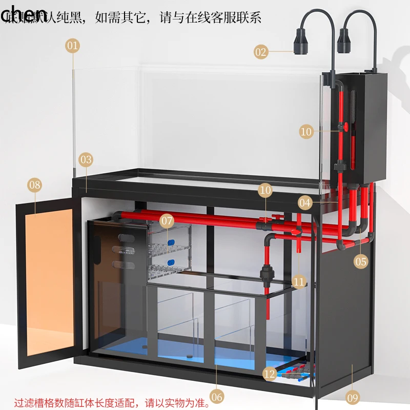 YFY バックパック型水槽 リビングルーム 家庭用アクアリウ - Aquarium Fish Goldfish のレビューと価格