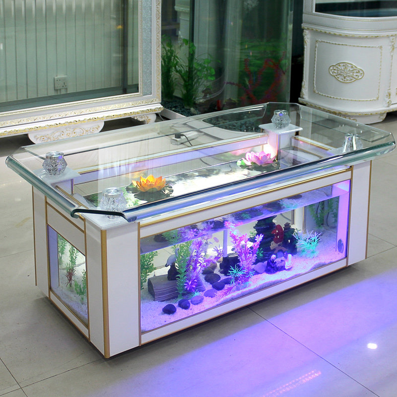 西豪 エココーヒーテーブル水槽 アクアリウム ガラス製 長方 - Aquarium Fish Goldfish のレビューと価格
