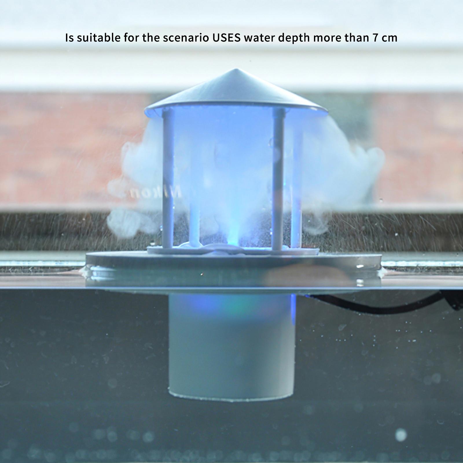 小型LEDライト超音波フローティングミストメーカー水族館爬虫 - Aquarium Fish Light のレビューと価格