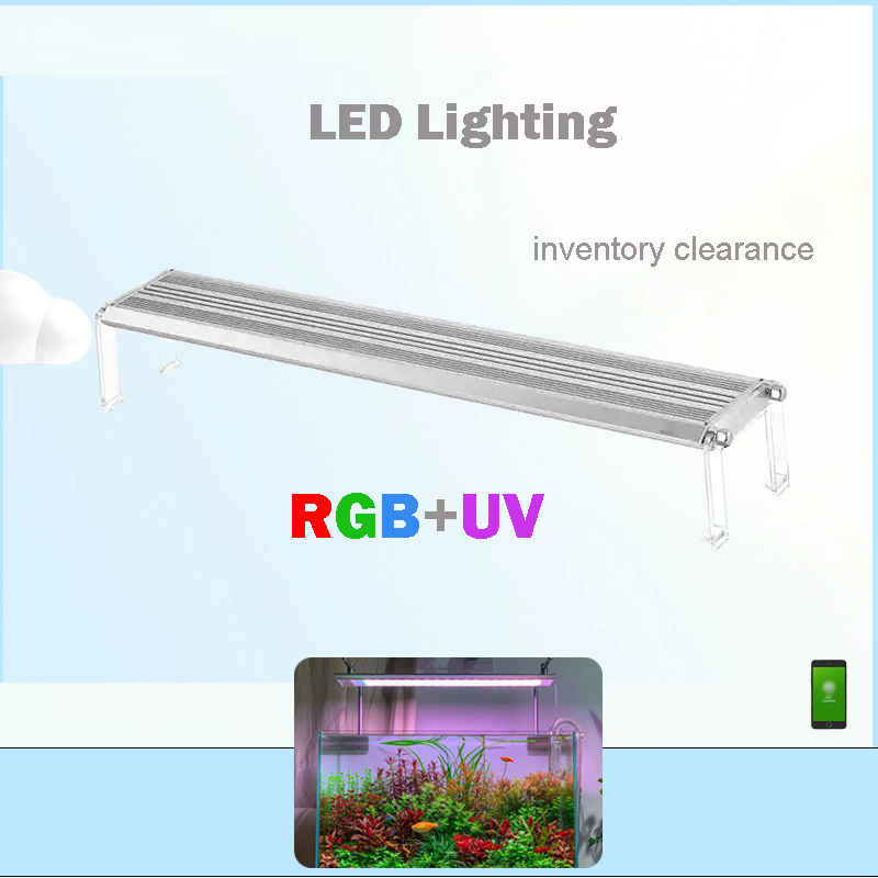 LED照明 60cm 80cm 90cm RGB UV 水槽 - Aquarium Fish Sale のレビューと価格
