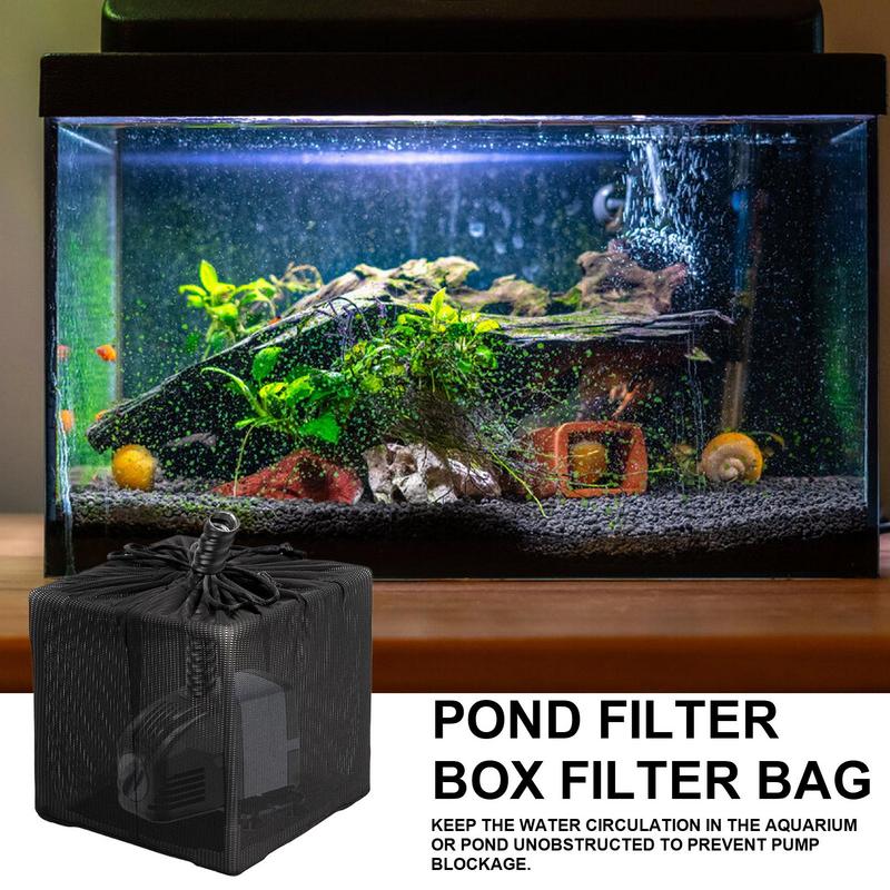 池ポンプフィルターバッグ、池ポンプメッシュバッグ、詰まり防止 - Fish Tank Filter のレビューと価格