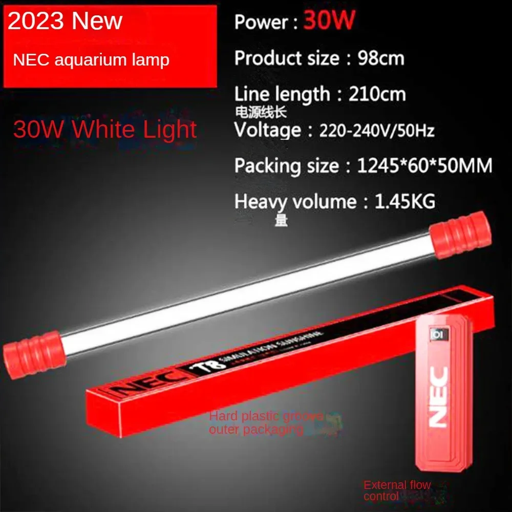 水槽ライト LED 水中ライト レッドゴールドアロワナの色強 - Aquarium Fish Red Colour のレビューと価格