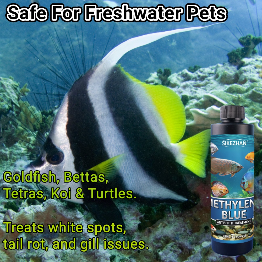 SIKEZHAN 98ml 純メチレンブルー溶液 水族館用予 - Aquarium Fish Discus のレビューと価格
