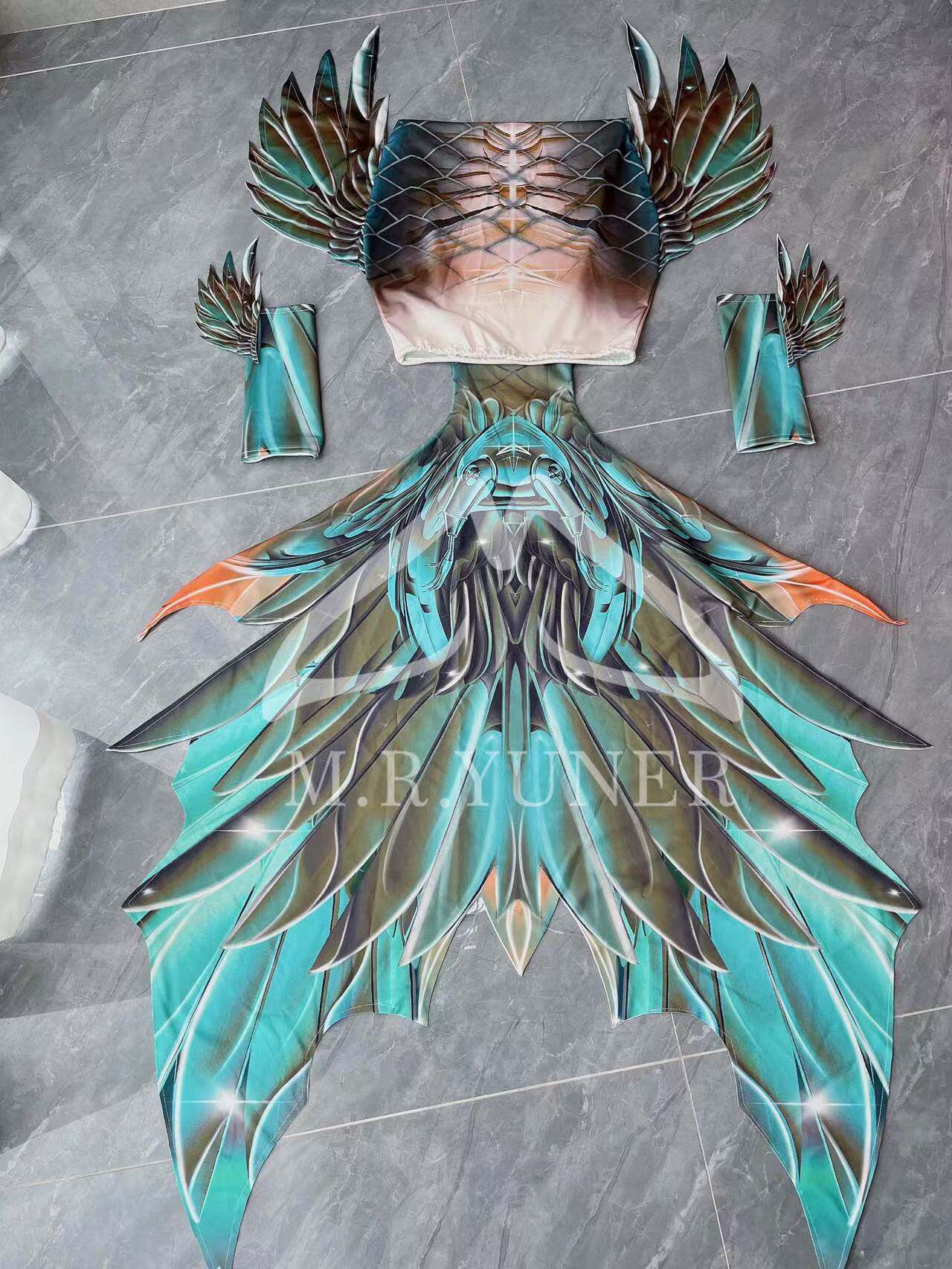 オリジナルマーメイドビッグフィッシュテールカップルスタイル水 - Aquarium Fish Big のレビューと価格