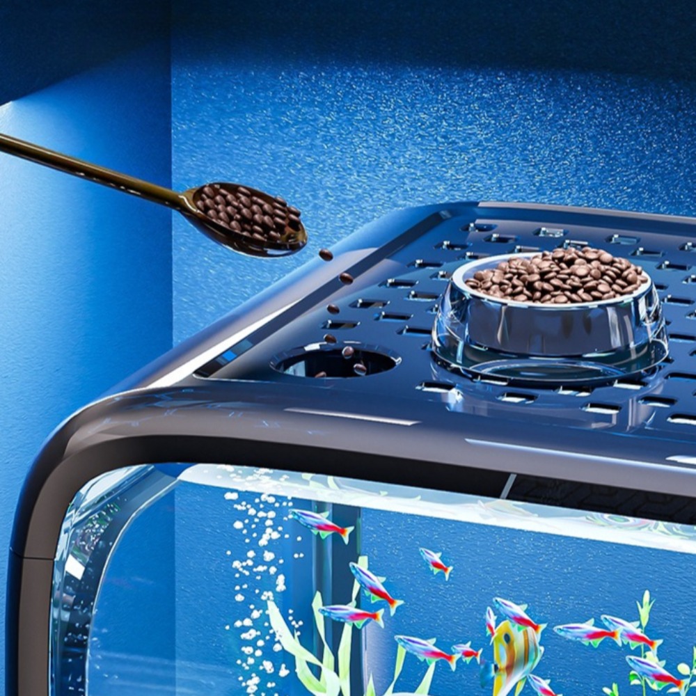 透明な高級水槽、耐久性のあるリビングルーム装飾、小型金魚水槽 - Aquarium Fish Goldfish のレビューと価格