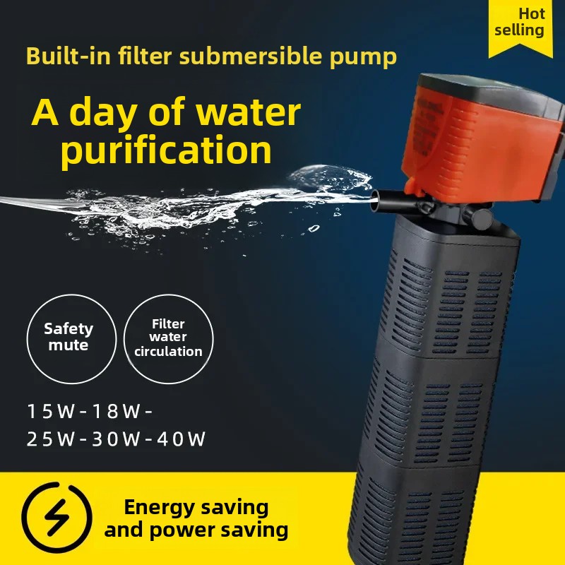 Xilong-F080 水槽用水中ポンプ、内蔵濾過水族館、3 - Aquarium Xilong のレビューと価格