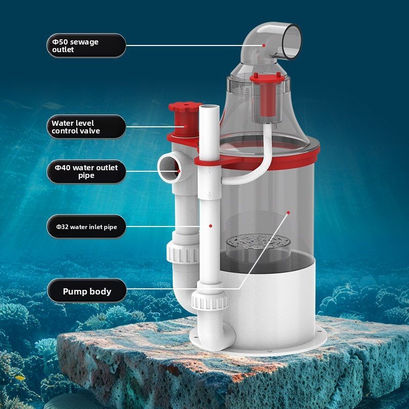 水槽用外部プロテインスキマー、海水水槽、マリンリーフ、塩水ろ - Protein Skimmer Reef のレビューと価格