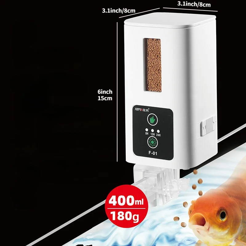 大容量自動魚、水族館、インテリジェントタイミング、タートル、 - Aquarium Fish Big のレビューと価格